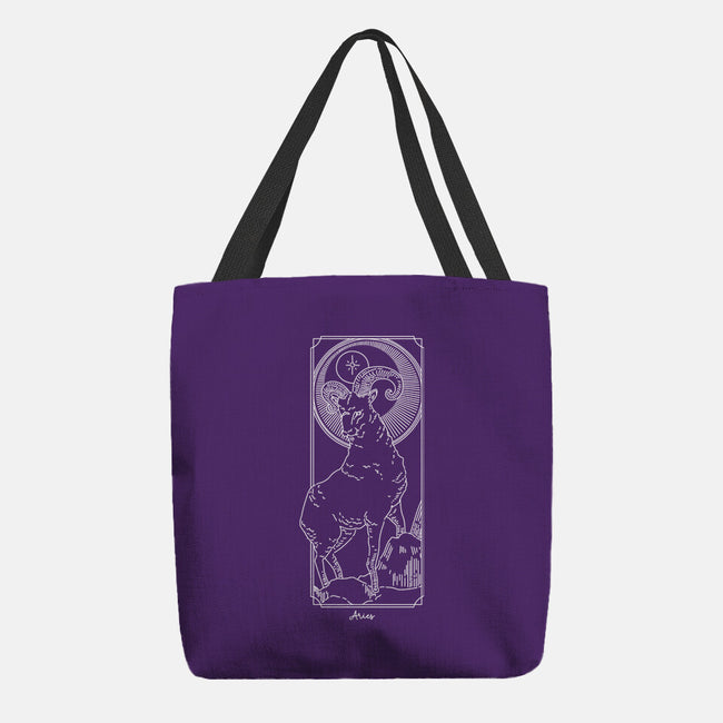 Fiery Aries-None-Basic Tote-Bag-MaxoArt