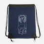 Fiery Aries-None-Drawstring-Bag-MaxoArt