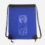 Fiery Aries-None-Drawstring-Bag-MaxoArt