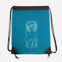 Fiery Aries-None-Drawstring-Bag-MaxoArt