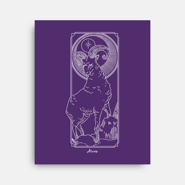 Fiery Aries-None-Stretched-Canvas-MaxoArt