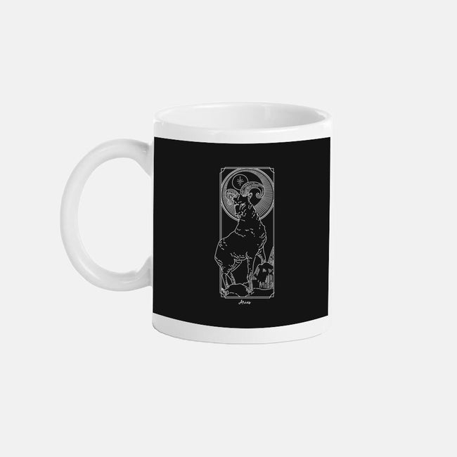 Fiery Aries-None-Mug-Drinkware-MaxoArt
