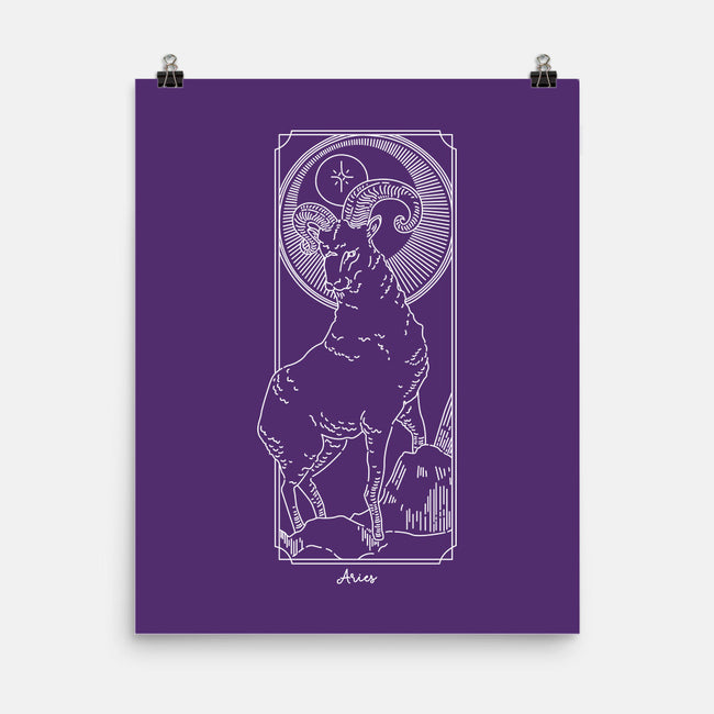 Fiery Aries-None-Matte-Poster-MaxoArt