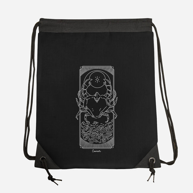 Elestial Cancer-None-Drawstring-Bag-MaxoArt
