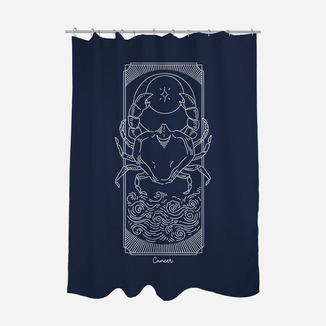 Elestial Cancer-None-Polyester-Shower Curtain-MaxoArt