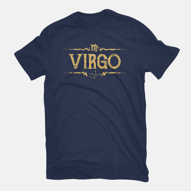 Vintage Virgo-Unisex-Basic-Tee-kg07