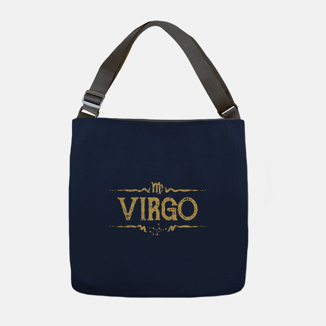 Vintage Virgo-None-Adjustable Tote-Bag-kg07