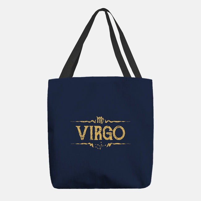 Vintage Virgo-None-Basic Tote-Bag-kg07