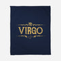 Vintage Virgo-None-Fleece-Blanket-kg07