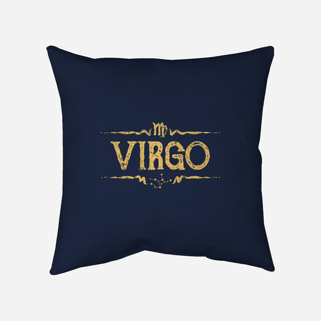 Vintage Virgo-None-Removable Cover w Insert-Throw Pillow-kg07
