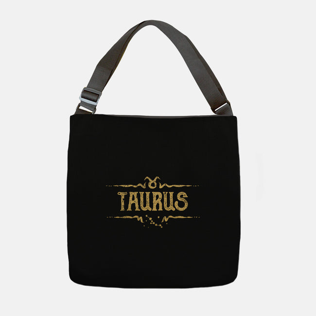 Vintage Taurus-None-Adjustable Tote-Bag-kg07