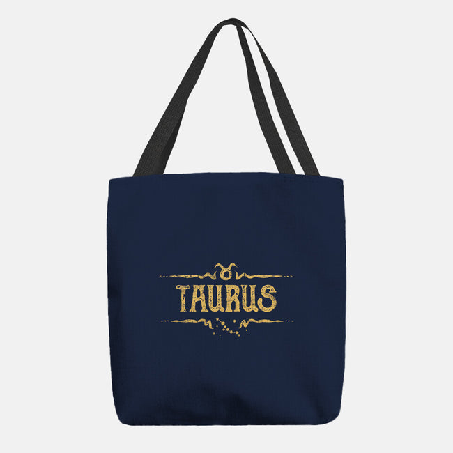 Vintage Taurus-None-Basic Tote-Bag-kg07