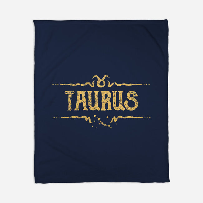 Vintage Taurus-None-Fleece-Blanket-kg07