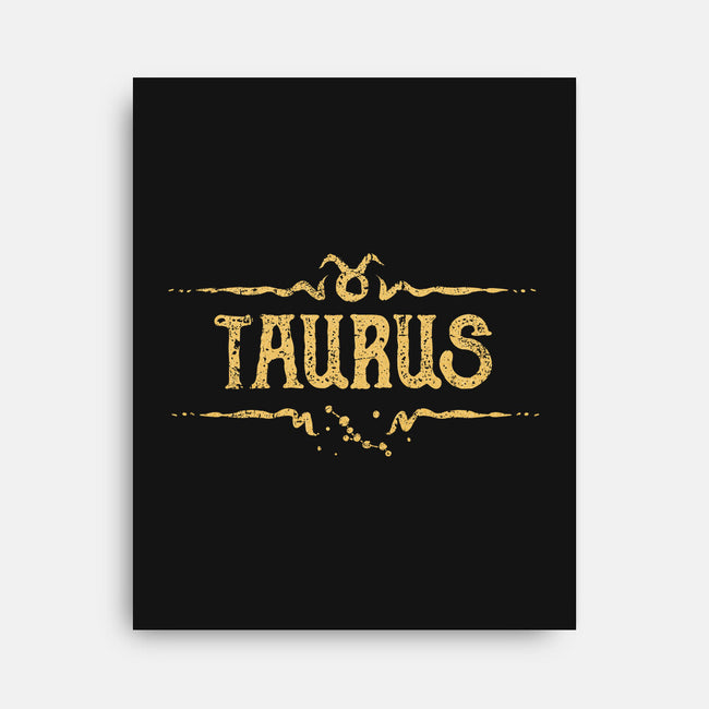Vintage Taurus-None-Stretched-Canvas-kg07