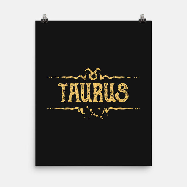 Vintage Taurus-None-Matte-Poster-kg07