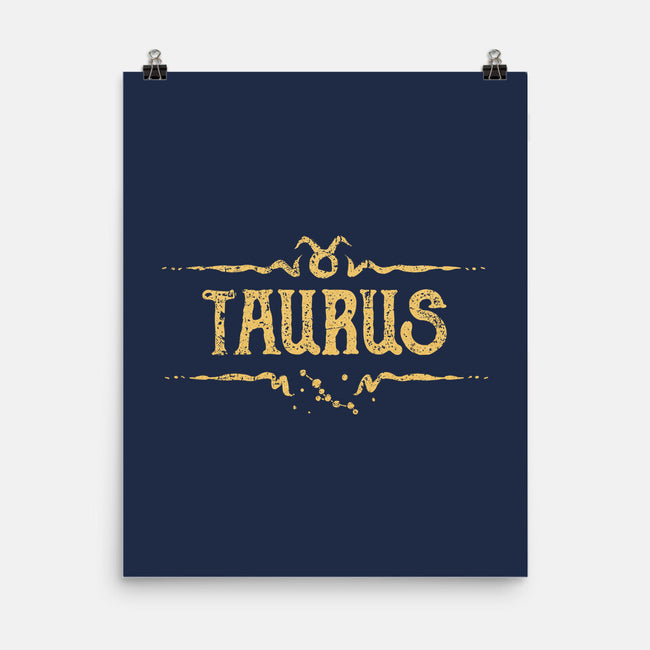 Vintage Taurus-None-Matte-Poster-kg07