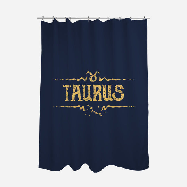 Vintage Taurus-None-Polyester-Shower Curtain-kg07