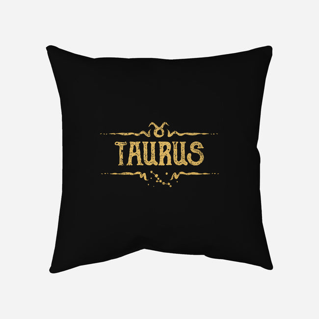 Vintage Taurus-None-Removable Cover w Insert-Throw Pillow-kg07