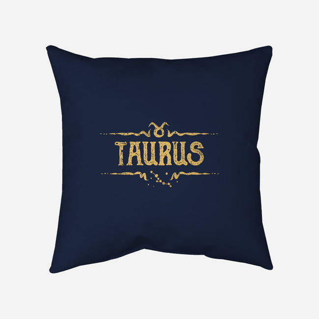 Vintage Taurus-None-Removable Cover w Insert-Throw Pillow-kg07