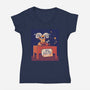 Aries The Best Sign-Womens-V-Neck-Tee-raffaus