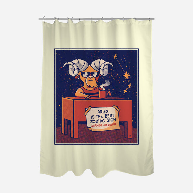 Aries The Best Sign-None-Polyester-Shower Curtain-raffaus