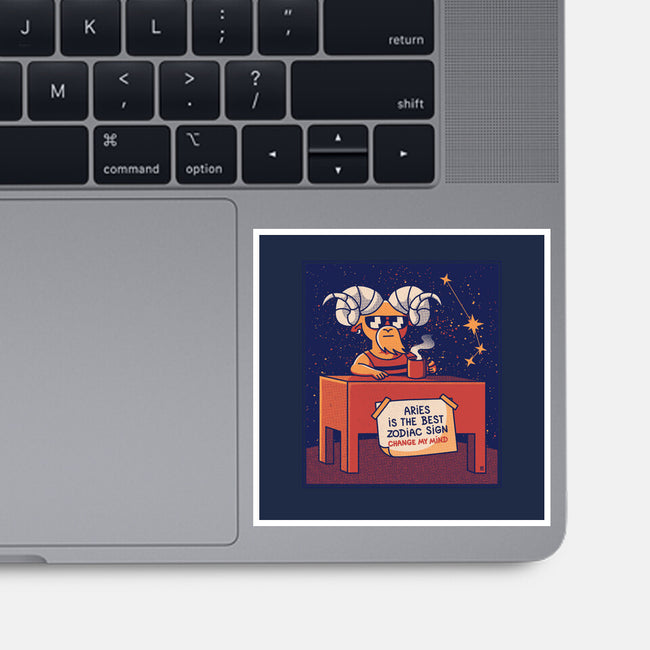 Aries The Best Sign-None-Glossy-Sticker-raffaus