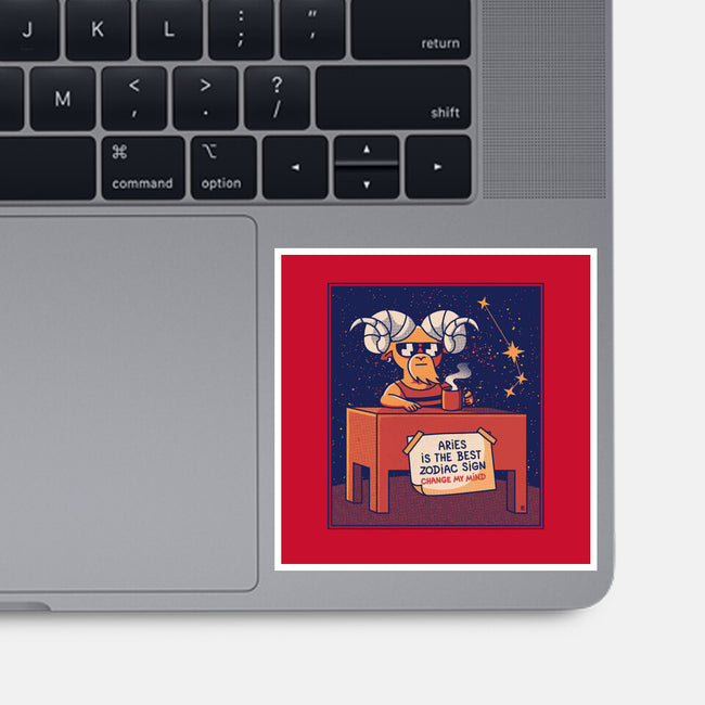 Aries The Best Sign-None-Glossy-Sticker-raffaus
