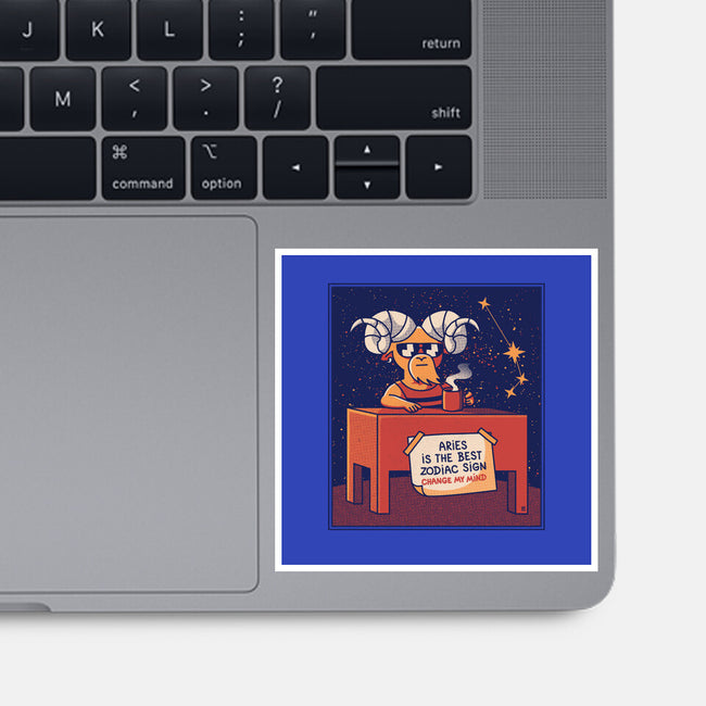 Aries The Best Sign-None-Glossy-Sticker-raffaus