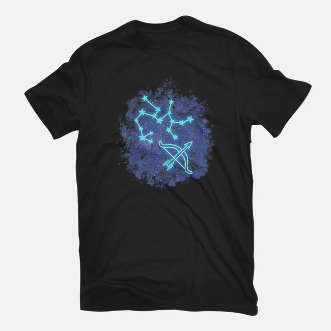 Sagittarius Neon Constellation-Mens-Premium-Tee-nickzzarto