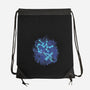 Sagittarius Neon Constellation-None-Drawstring-Bag-nickzzarto