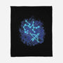 Sagittarius Neon Constellation-None-Fleece-Blanket-nickzzarto