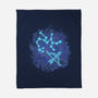 Sagittarius Neon Constellation-None-Fleece-Blanket-nickzzarto