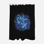 Sagittarius Neon Constellation-None-Polyester-Shower Curtain-nickzzarto