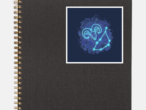 Capricorn Neon Constellation