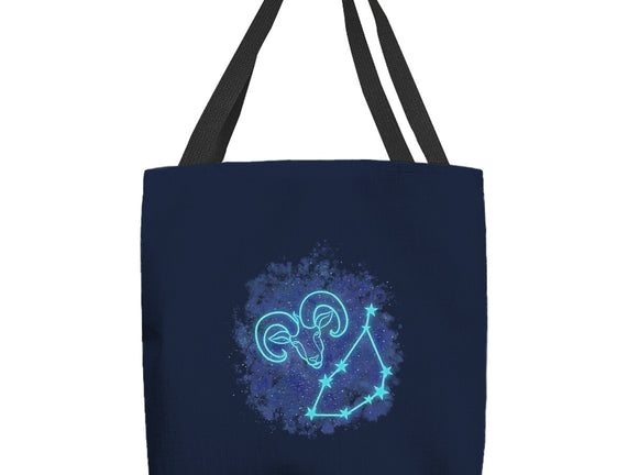 Capricorn Neon Constellation