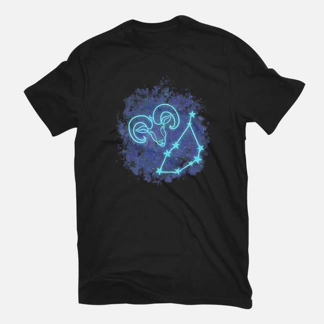 Capricorn Neon Constellation-Unisex-Basic-Tee-nickzzarto