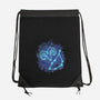 Capricorn Neon Constellation-None-Drawstring-Bag-nickzzarto