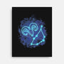 Capricorn Neon Constellation-None-Stretched-Canvas-nickzzarto