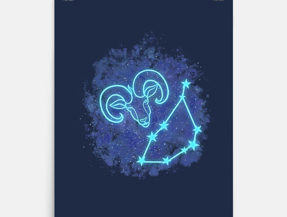 Capricorn Neon Constellation