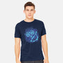 Capricorn Neon Constellation-Mens-Heavyweight-Tee-nickzzarto