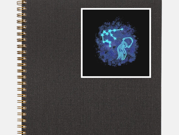 Aquarius Neon Constellation