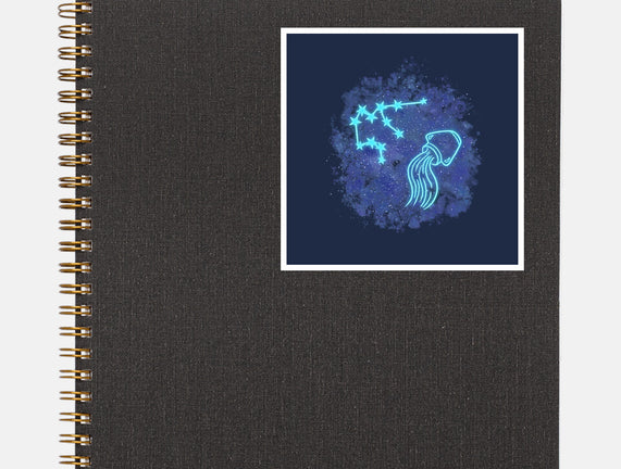 Aquarius Neon Constellation
