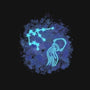 Aquarius Neon Constellation-None-Basic Tote-Bag-nickzzarto