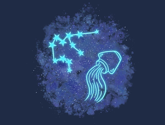 Aquarius Neon Constellation