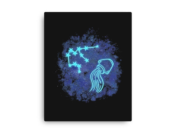 Aquarius Neon Constellation