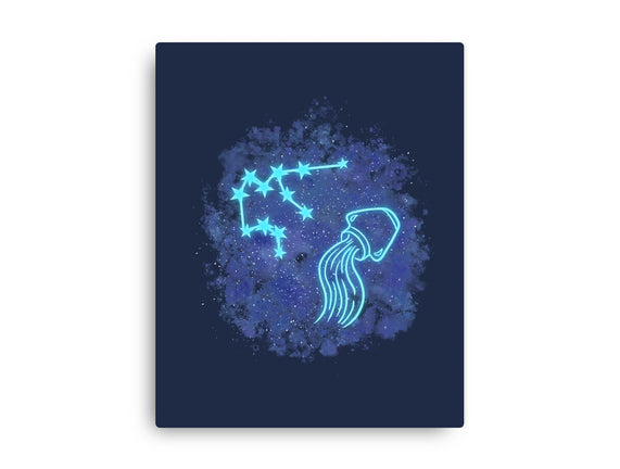 Aquarius Neon Constellation