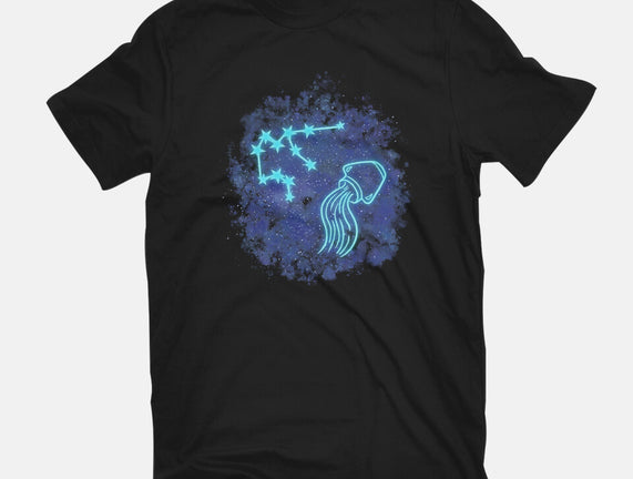 Aquarius Neon Constellation