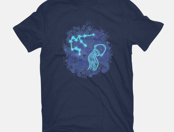Aquarius Neon Constellation