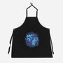 Aquarius Neon Constellation-Unisex-Kitchen-Apron-nickzzarto