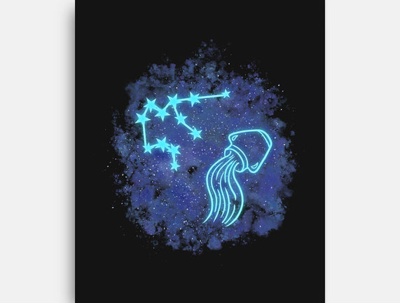 Aquarius Neon Constellation